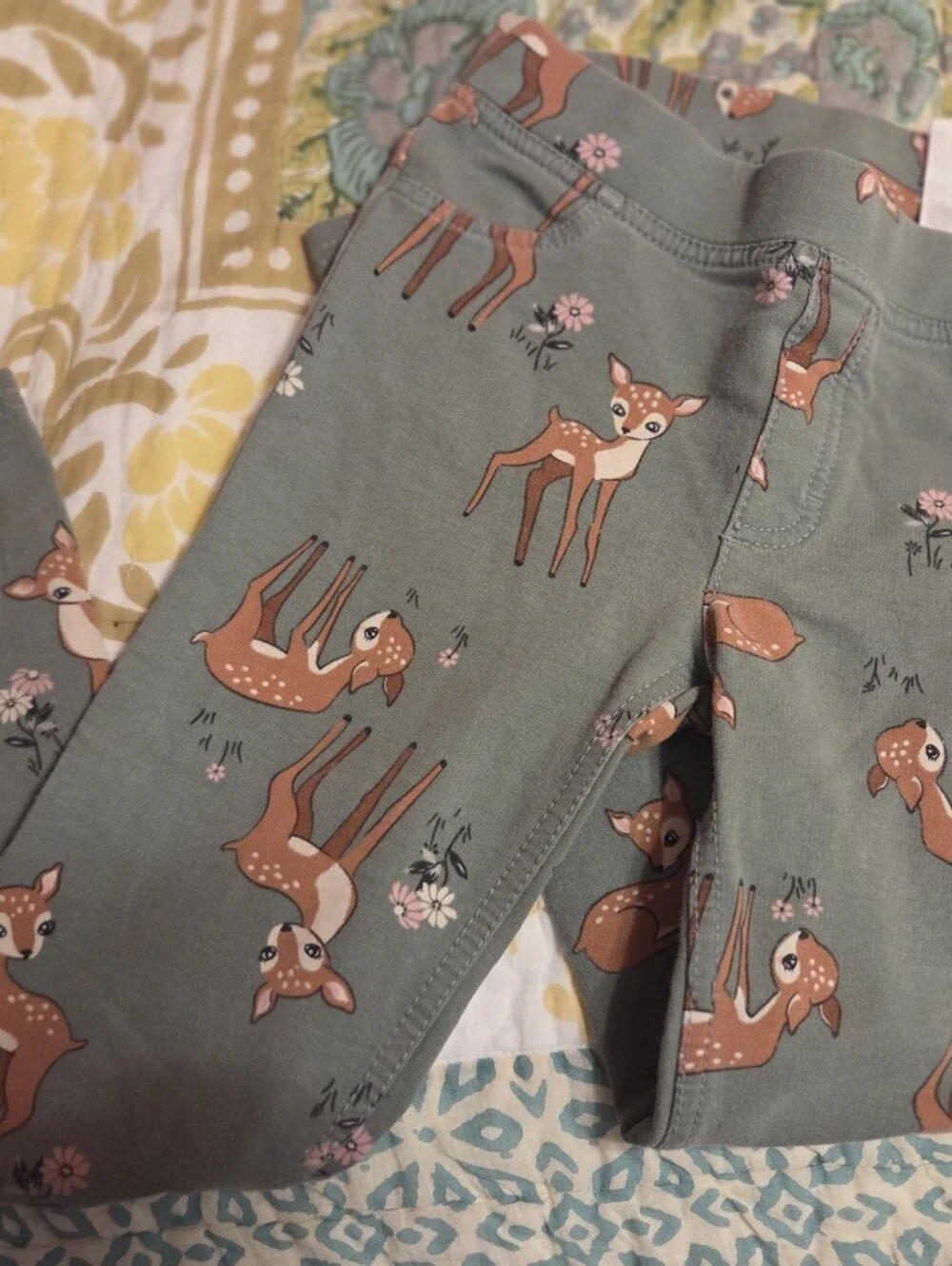 Girls Deer Jeggings H&M 6/6x